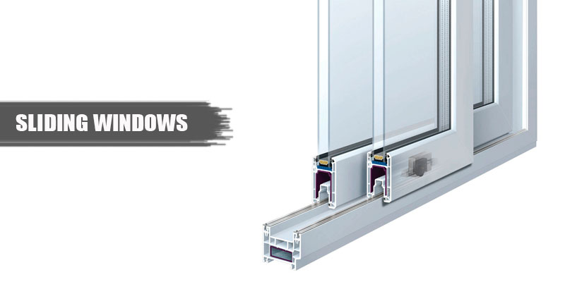 Sliding Windows (SW) Series Heat insulation Broken Bridge Aluminum Push-pull Window 009