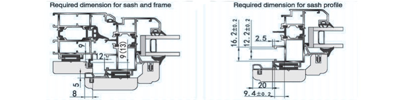 Aluminium-Wooden or Wooden-Aluminium Composite Door (AWD) Series