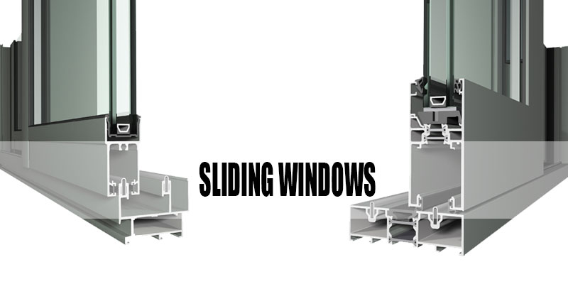 Sliding Windows (SW) Series Heat insulation Broken Bridge Aluminum Push-pull Window 009